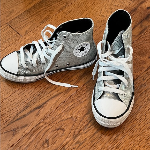 Converse Chuck Taylor Sparkly High-Top Sneakers 2 - Picture 1 of 4